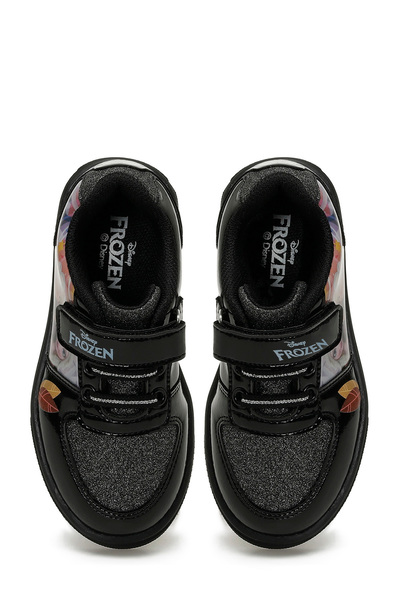 Disney Frozen WOOM.P5PR Μαύρο κοριτσίστικο αθλητικό παπούτσια