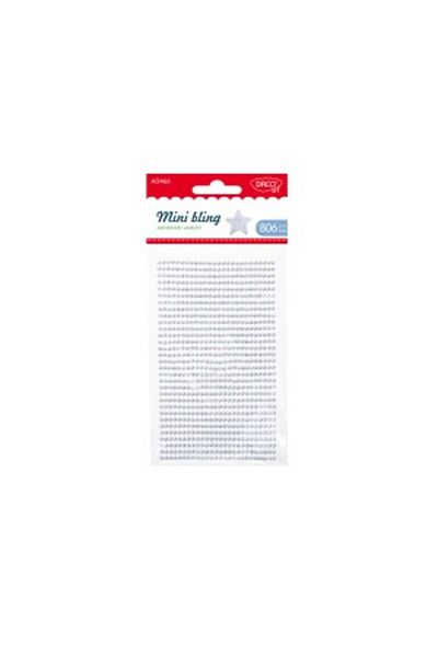 daço Craft Accessory Mini Bling, Material Plastic Rhinestones, 806 pcs/Set, Dimension 3mm