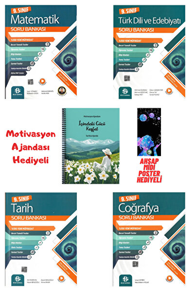 Bilgi Sarmal Yayınları 9.Sınıf Matematik-Türk Dili Edebiyatı-Tarih-Coğrafya S...