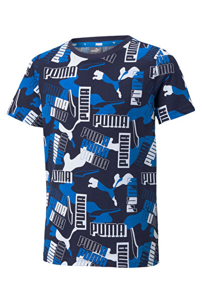 Puma تي شيرت Alpha All Over Print - Peacoat