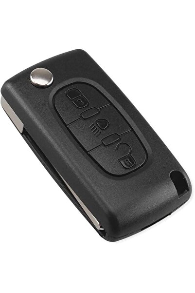 General Store Carcasa Cheie Briceag, Cu 3 Butoane, Pentru Citroen C3, C4, C5, C6, C8 Berlingo, Peugeot 207, 307, 3