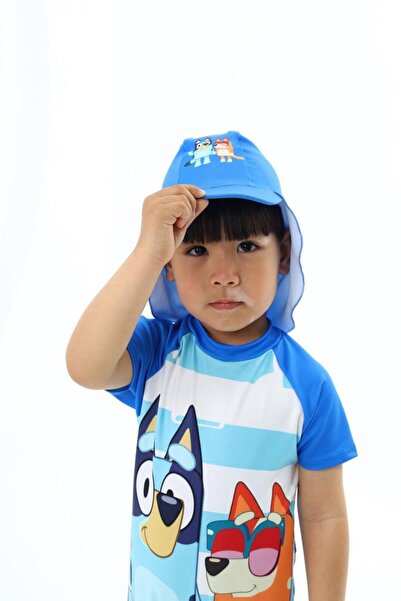 Tudekids Tude Ki̇ds Boy's Whole Swimsuit with Hat