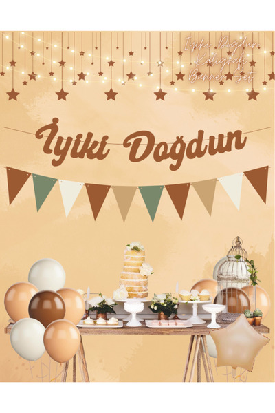 BatıDoğu Καραμέλα Χρόνια Πολλά Καλλιγραφικό Σετ με Φουλάρι και Μονόχρωμο Σετ Φουλάρι