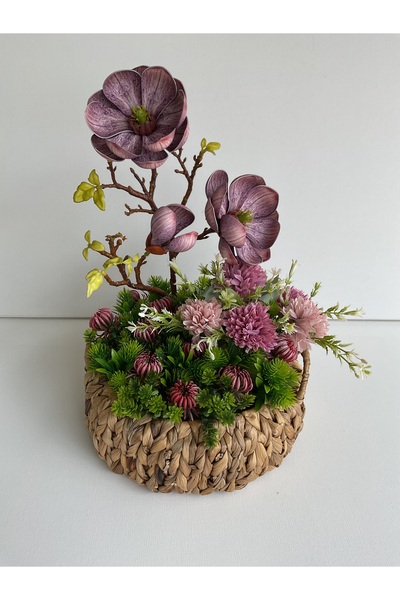 Yakamoz Konsept Yenidoğan baby shower kutlama yapay çiçek aranjman