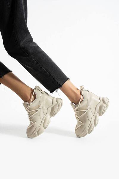 Elvis Kadın içten gizli topuklu spor ayakkabı