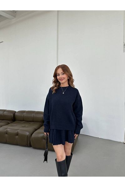 RM Collect Pleated Bottom Top Knitwear Set