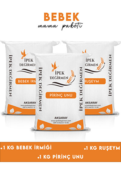 İpek Değirmen 3 KG Ekonomik Bebek İrmiği Ruşeymi Pirinç Unu