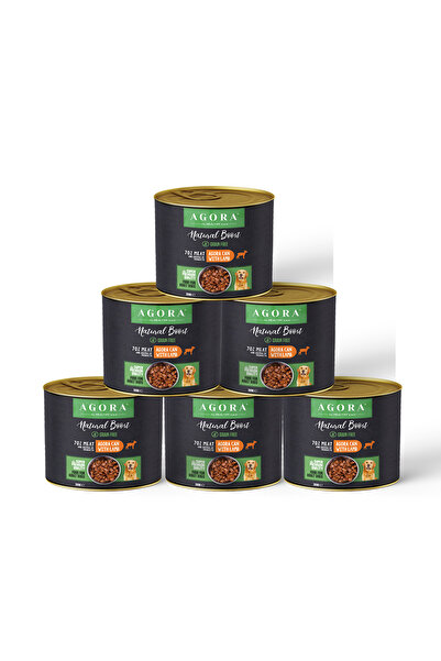 Agora Conservă premium pentru câini cu miel 6x200g GrainFree