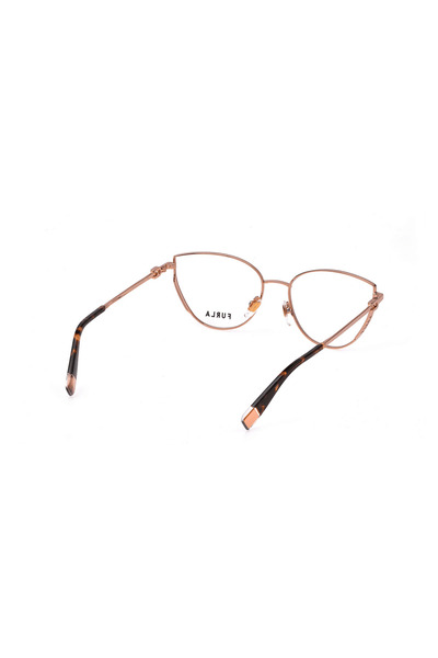 FURLA Women's eyeglasses frames VFU771 8FCK, Metal, Gold, 55 mm