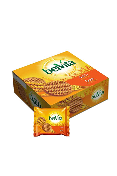 Belvita بسكويت النخالة الغني بالألياف، 56 غرام × 72