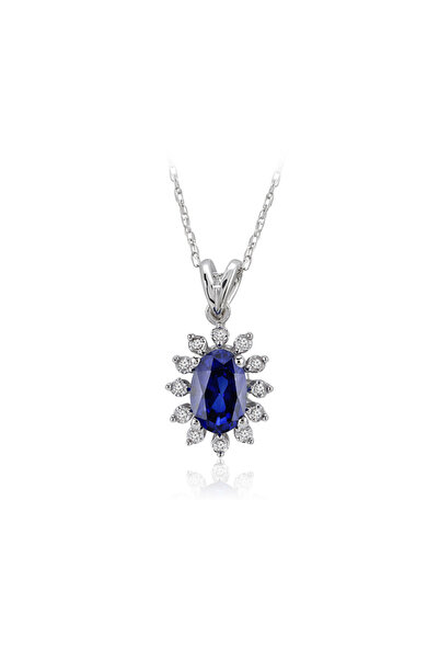 Pırlandia 0,56 Karat Pırlanta Safir Yüzük