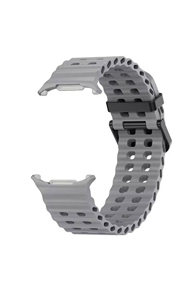 Microsonic Samsung Galaxy Watch Ultra 2025 Kordon Flexi Sport Gri