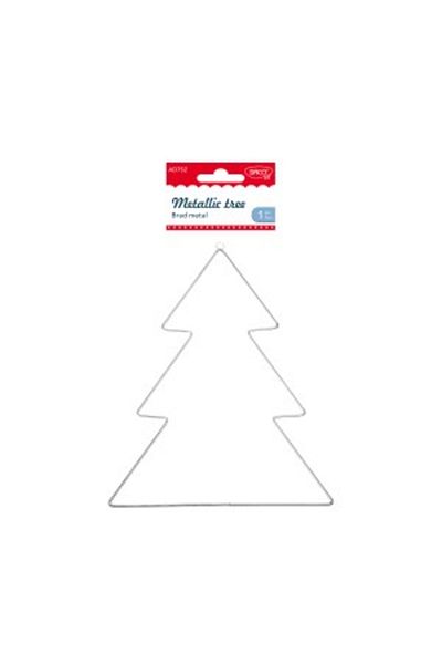daço Craft Accessory Metallic Tree, Color Silver, Material Metal, Dimension 30cm