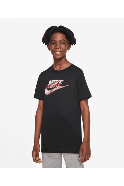 Nike Sportswear Core Round Neck T-Shirt - Black