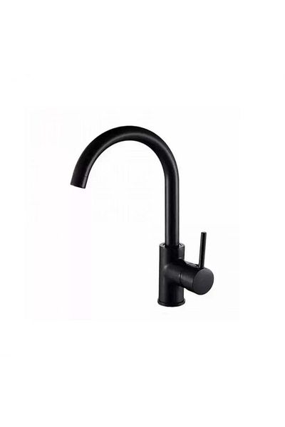 KORMAN TECHNIK Kitchen Faucet, SUS304 Stainless Steel, Black, HS/LY008