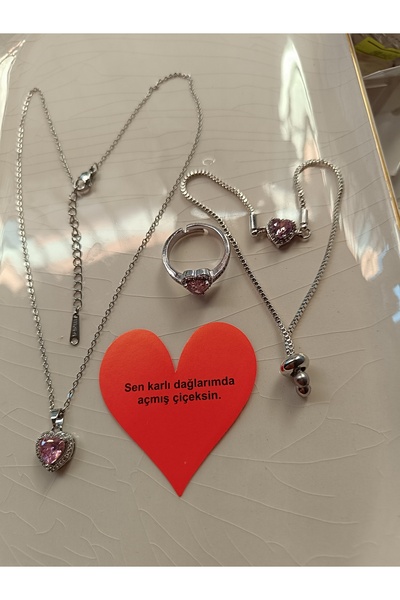 Kudi مجموعة خواتم سوار من الفولاذ المقاوم للصدأ مع هدية مذكرة للزوجين