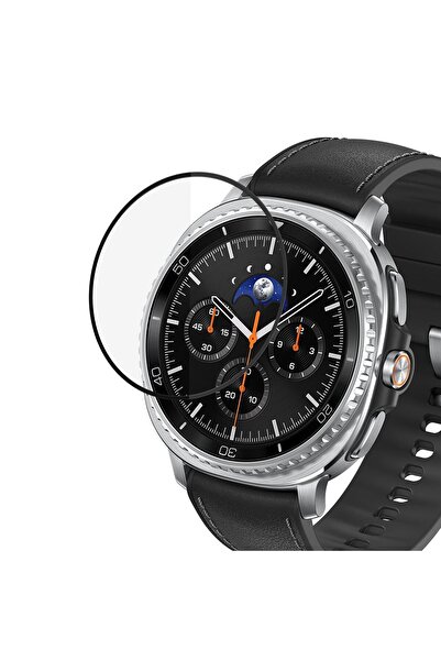 Microsonic Samsung Galaxy Watch 8 Classic 46mm Tam Kaplayan Nano Cam Ekran Koruyucu Siyah