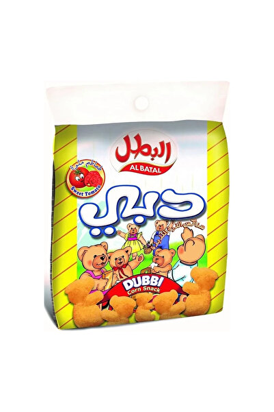 Al Batal وجبة خفيفة من الذرة بنكهة الكاتشب من دوبي، 15 غرام × 20