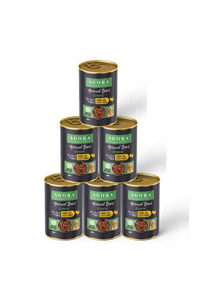 Agora Conserve premium pentru câini cu curcan 6x400g GrainFree