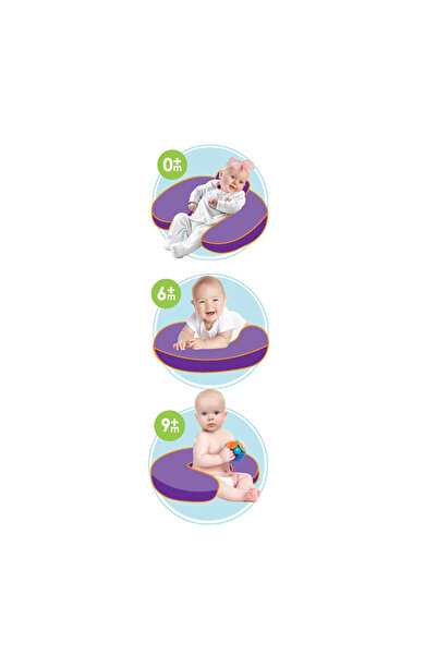 Babyjem Μαξιλάρι θηλασμού και υποστήριξης Ροζ Τριφύλλι