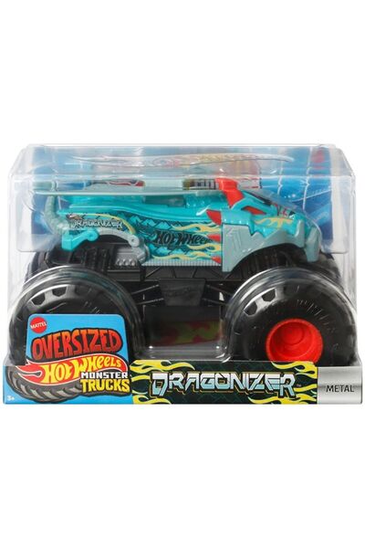 mattel Masinuta Hot Wheels, Mattel, Dragonizer Monster Truck, multicolor, 1:24, 19cm