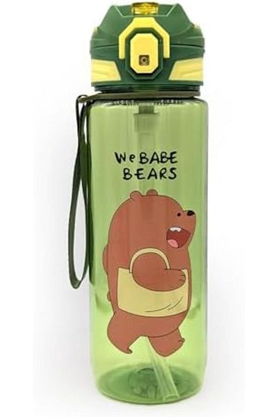 Generic Twisoo Sports Water Bottle - Leak-Proof, BPA-Free, Hygienic, Tritan & Silicone, Large Capacity, Port