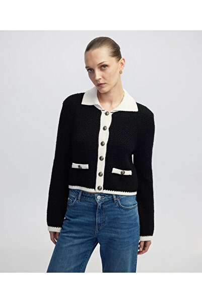 İpekyol Colorblock triko hırka