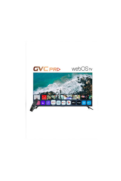 GVC PRO تلفزيون ذكي 4K مقاس 55 بوصة - نظام تشغيل ويب - مثبت على الحائط - ريموت ماجيك - جهاز استقبال مدمج - 55GW6100 أسود