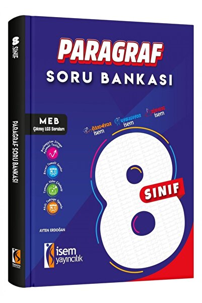 İsem Yayıncılık İsem Yayıncılık 8.Sınıf Paragraf Soru Bankası