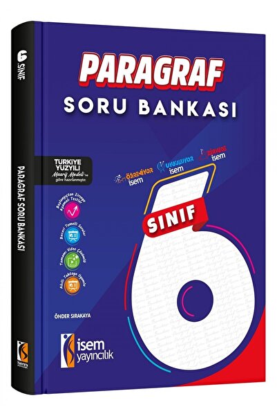 İsem Yayıncılık İsem Yayıncılık 6.Sınıf Paragraf Soru Bankası