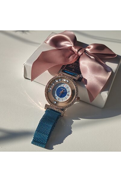 Skymag Ceas dama auriu cu bratara metalica inchidere magnetica, quartz