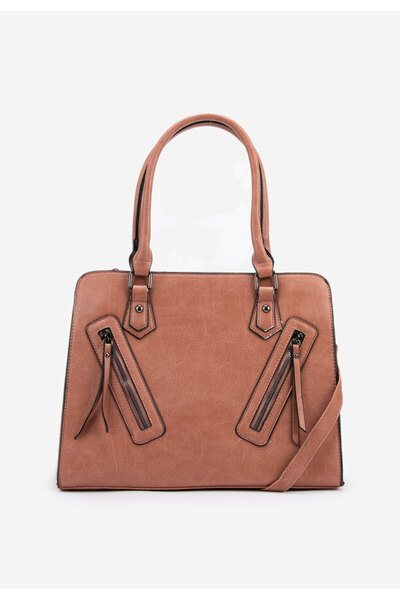 B T Shoes Hnedé kancelářská kabelka Tta roz