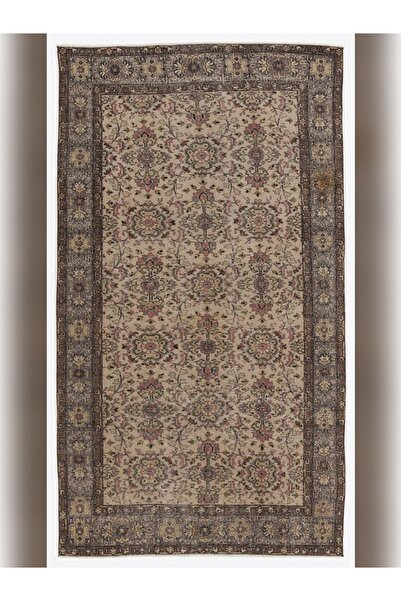 Apex Halı Eskitme Vintage Naturel El Dokuma 6427 152 x 272 cm