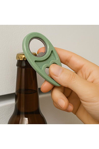 SİHİRLİ AYAKLAR Ανοιχτήρι με μαγνήτη Πράσινο Χρώμα Μέντα Πρακτικό Ανοιχτήρι 7 εκ.