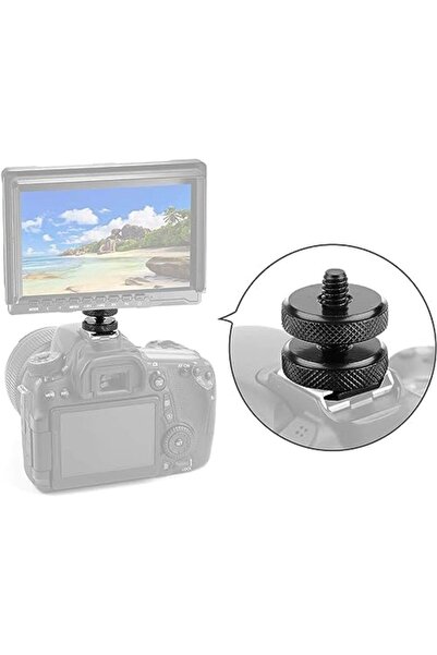 O Ozone Camera Hot Shoe Mount to 1/4"-20 Tripod Screw Adapter | Camera Flash ...