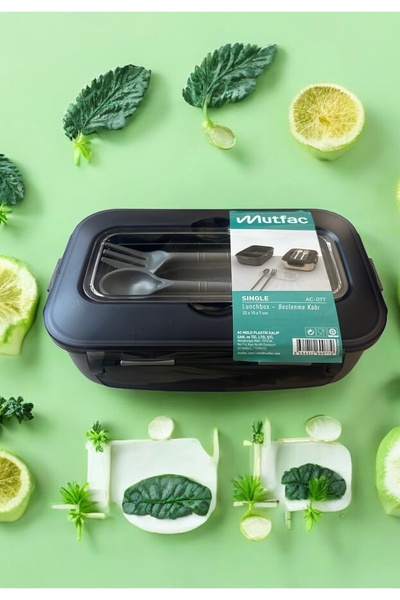 LeesHome Portable Food Container Lunch Box Diet Nutrition Box Storage Container Feeding Bowl with Fork and Spoon