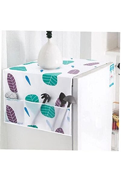 O Ozone غطاء ثلاجة مقاوم للغبار وغطاء غسالة | نقشة أوراق الشجر