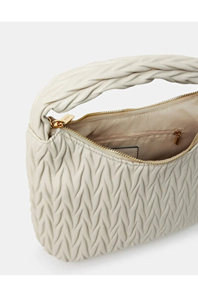 Accessorize Dokulu Omuz Öantası Krem