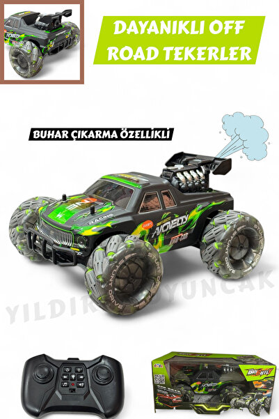 YILDIRIM OYUNCAK Uzaktan Kumandalı Led Işıklı 25 cm Buhar Sprey Çıkaran Drift...