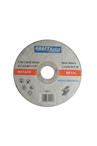 Kraft&dele Disc metalic, Kraft&Dele, KD971, 115x1.2x22.23 mm, duritate P