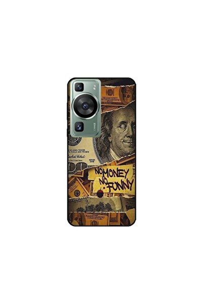 Atlas Husa personalizata si Folie de Silicon Huawei P60 Pro, No Money No Funn...