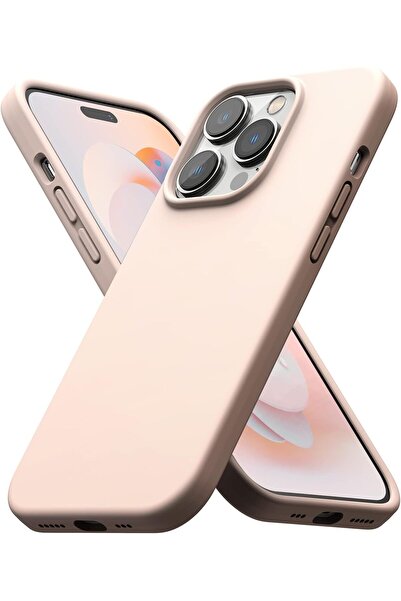 Ringke iPhone 14 Pro Max Case Cover | Silicone Series | Pink Sand