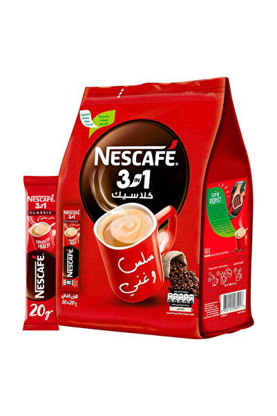 Nescafe أكياس قهوة 3 في 1 20 جرام × 30