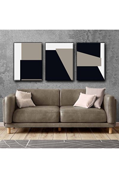 Harikabirev ΤΑΙΝΙΑ ΜΟΝΤΕΛΩΝ ΜΑΥΡΟ - ΛΕΥΚΟ ΚΑΦΕ | ΤΡΙΠΛΟ ΚΑΘΕΤΟ ΠΙΝΑΚΟ ΖΩΓΡΑΦΙ...