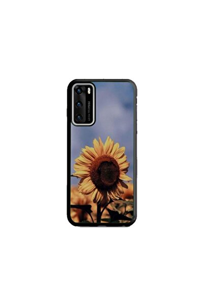 Atlas Husa personalizata si Folie de Silicon Huawei P40, Sunflower #1, multic...