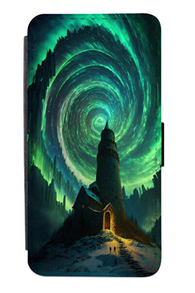 Atlas Husa personalizata tip carte Huawei P20 Lite, Castle, multicolor, S2D1M216