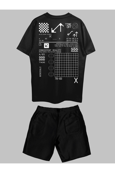 THREADCURRY Consistent Reality Printed Co-ord Set for Men & Women