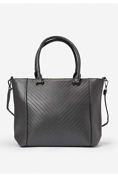 B T Shoes Sivé kabelka do ruky Manifesto