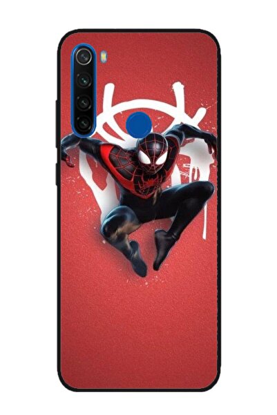 Atlas Husa personalizata si Folie de Silicon Xiaomi Redmi Note 8, Spiderman #...