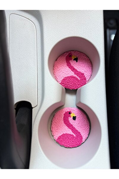 Nova Punch Embroidery 2-Piece Car Coaster / Car Coaster